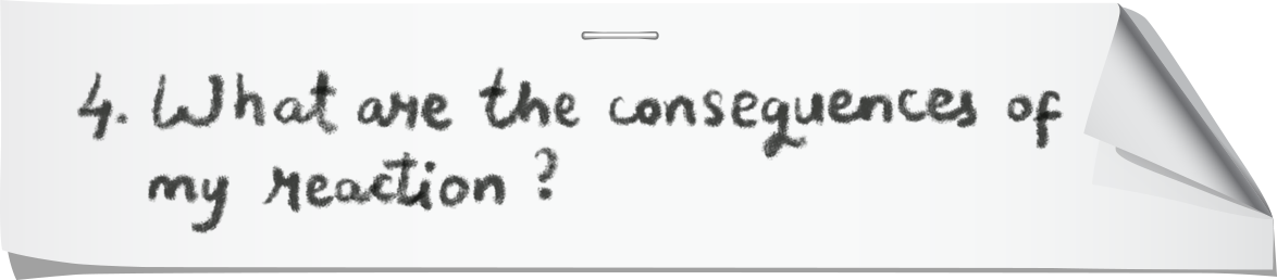 4. What are the consequence of any reaction?