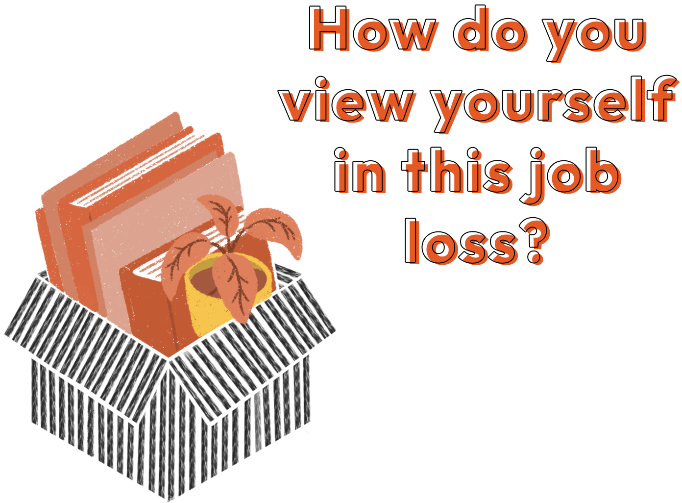 How do you view yourself in this job loss?